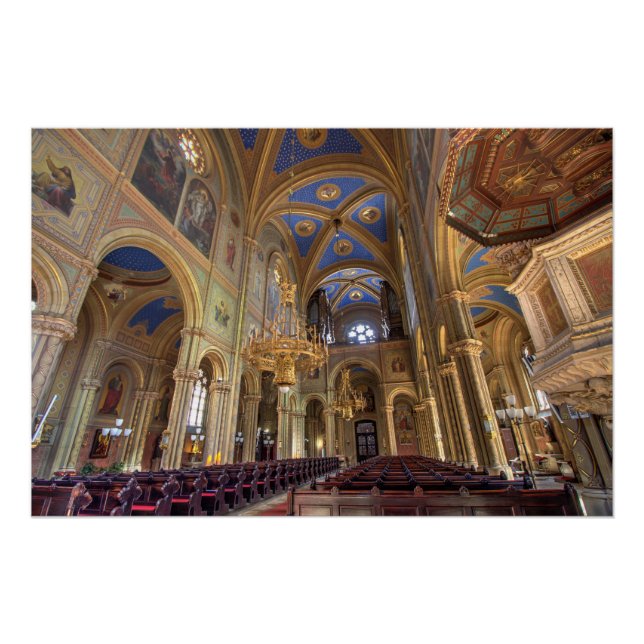 Pôster Altlerchenfelder Kirche Wien Österreich (Frente)