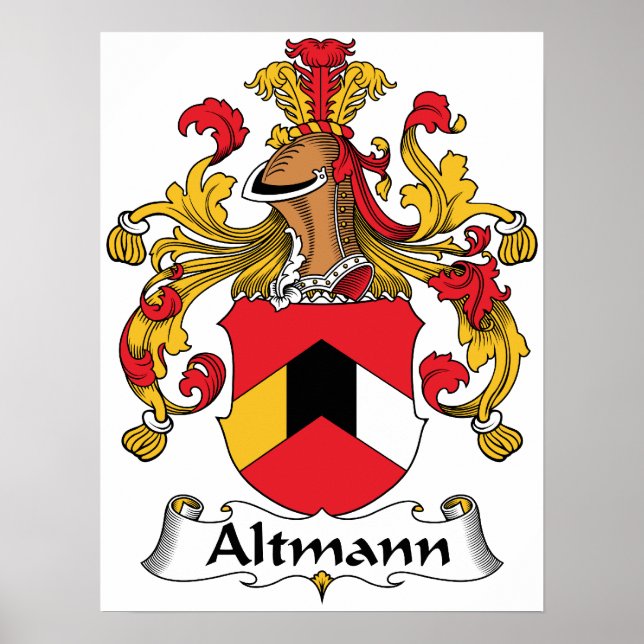 Pôster Altmann Family Crest (Frente)