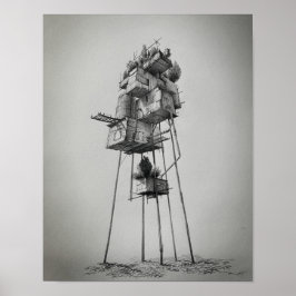 Poster Alto Aumento de Futuros Incertos