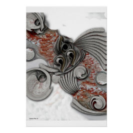 Pôster "Alto esboço de sentimento puro", Poster brilhante