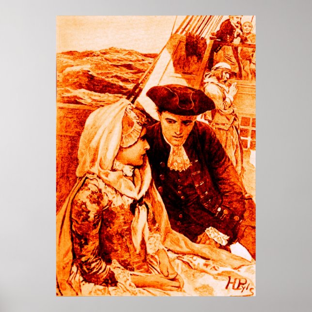 Pôster Alto Mar Romance (Frente)