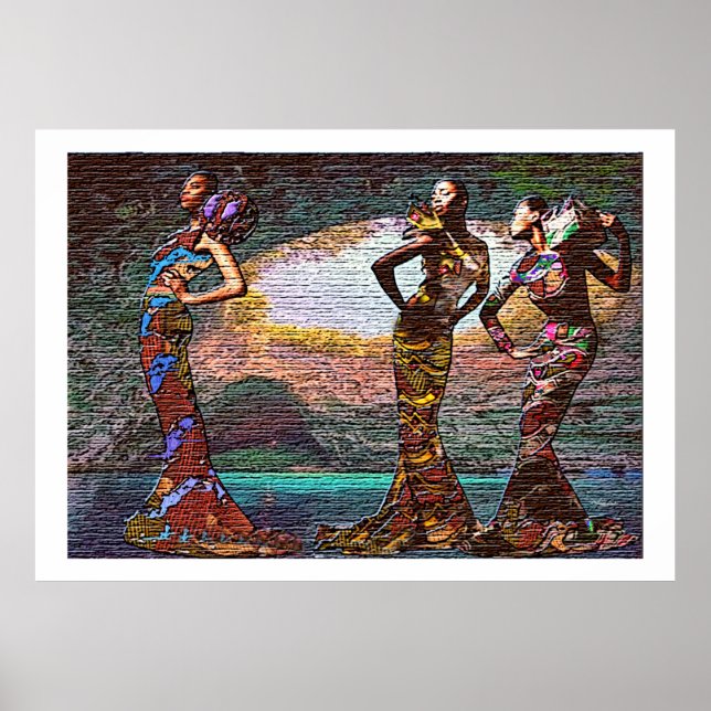 Pôster Altura De Pé Entre Invedores - Poder Afrocêntrico (Frente)