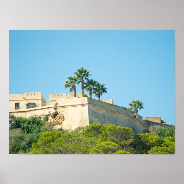 Poster Alturas da Cidadela de Gozo (Frente)