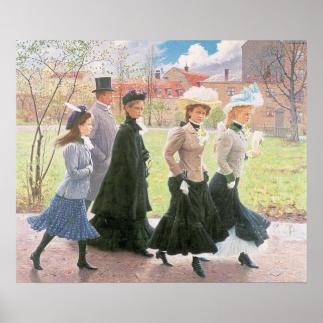 Pôster Alunas do sexo feminino para confirmação (Frente)