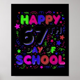 Poster Aluno Seis Sete Tendência 67 Feliz 67º Dia De Sc