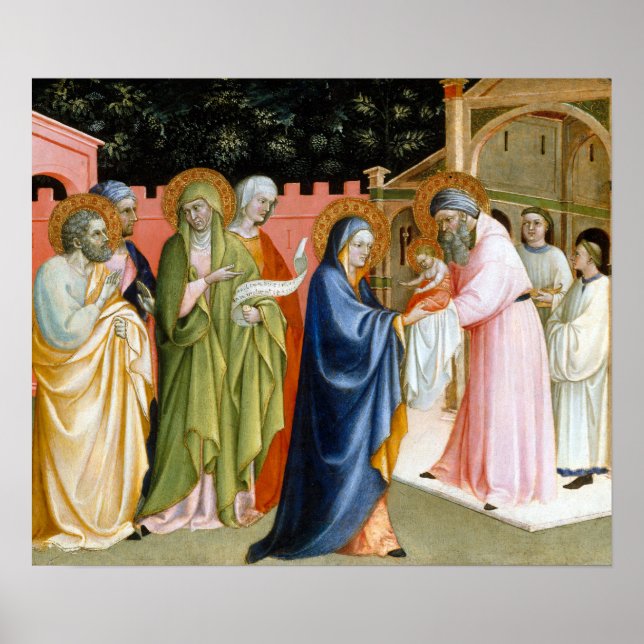 Pôster Alvaro Pirez A Apresentação no Templo (Frente)