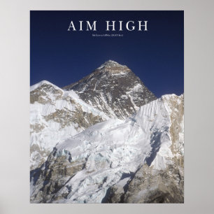 Pôster Alvo alto - Mt Everest