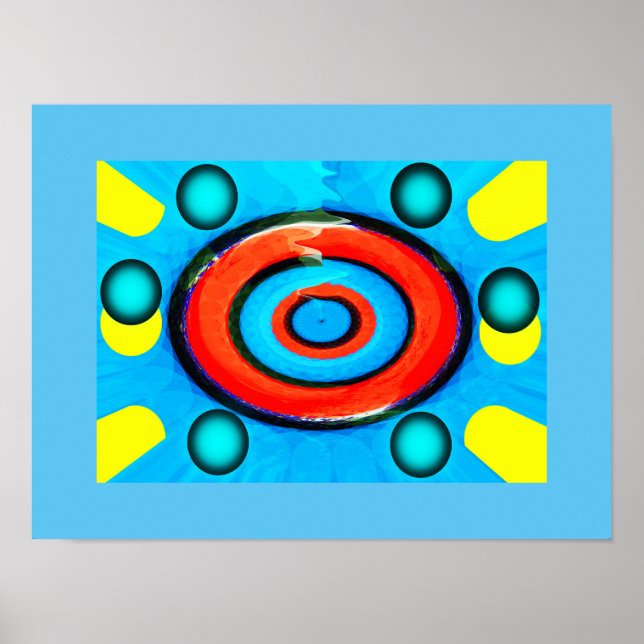 Poster Alvo atômico (Frente)