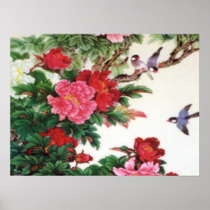 Poster Alvorecer do vintage de trabalhos de arte do