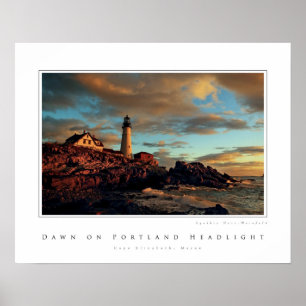 Pôster Alvorecer no farol de Portland