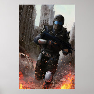 Poster Alvorecer nuclear - assalto do CT