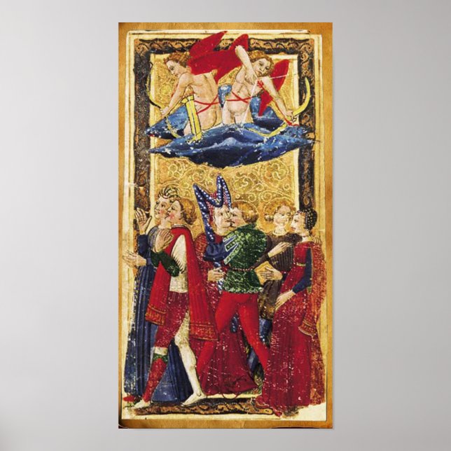 POSTER ALVOS DE RENASCIMENTO ANTICOS 6/OS AMANTES (Frente)