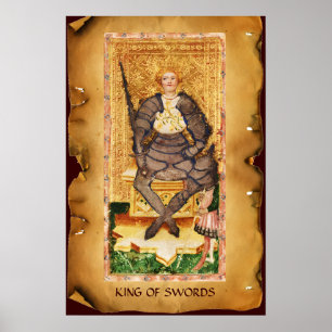 POSTER ALVOS DE RENASCIMENTO ANTICOS / REI DE ESPADAS