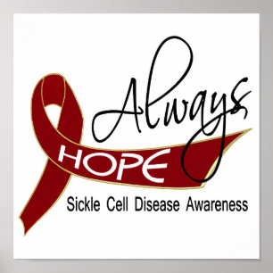 Poster Always Hope Sickle Cell Disease