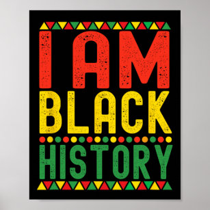 Poster AM Black History Black History Month African Ameri