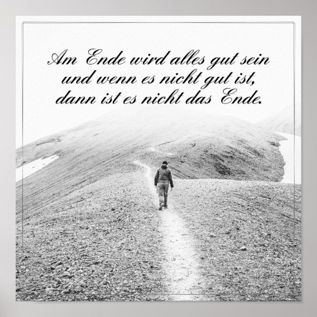 Poster Am Ende wird alles tribo sein (Frente)