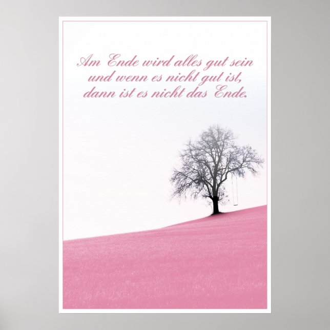 Poster Am Ende wird alles tribo sein (Frente)