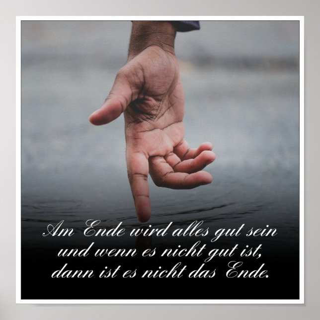 Poster Am Ende wird alles tribo sein (Frente)