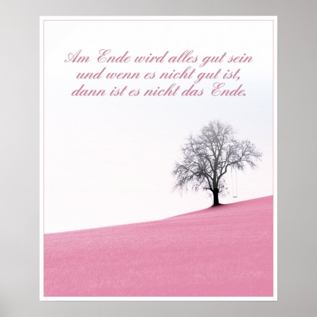 Poster Am Ende wird alles tribo sein (Frente)