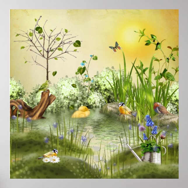 Pôster am Teich (Frente)