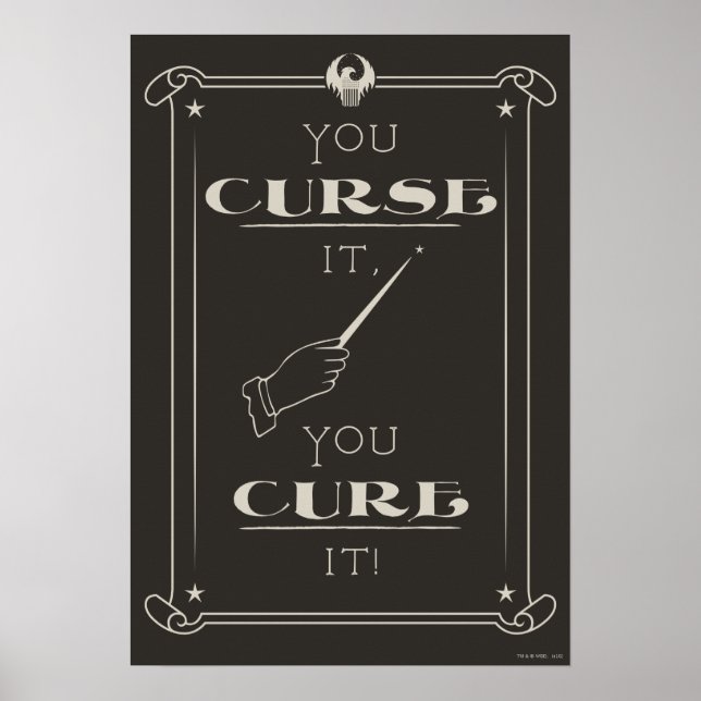 Poster Amaldiçoa-O, Curá-Lo (Frente)