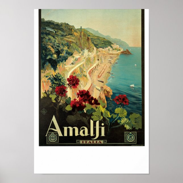 Poster Amalfi (Frente)