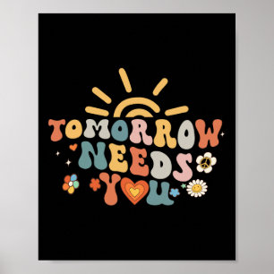 Poster Amanhã Precisa De Sua Sensibilização Para A Saúde