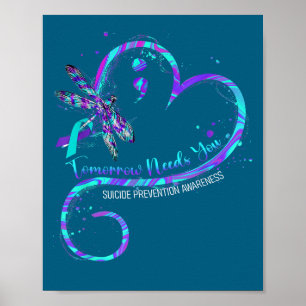 Poster Amanhã Precisa de Você Conscientização sobre Preve