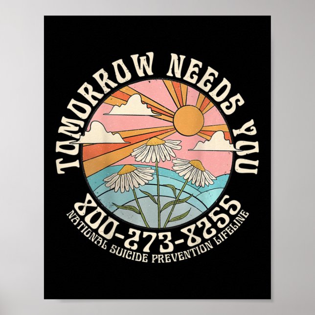 Poster Amanhã Precisa De Você Para A Prevenção Nacional D (Frente)