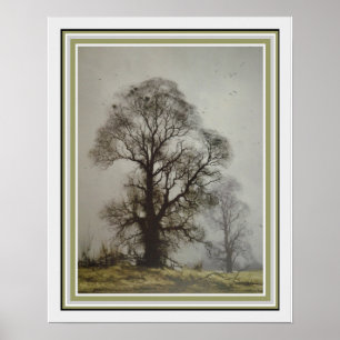 Poster Amanhecer enevoado por David Shephard 16 x 20