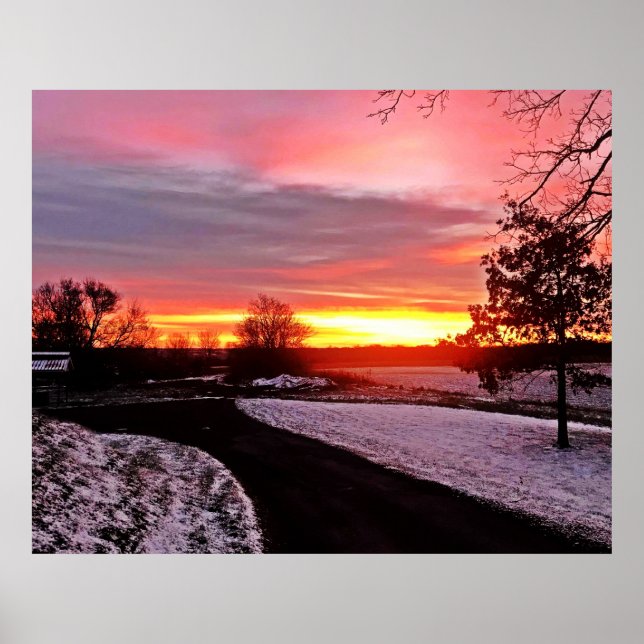 POSTER AMANHECER NO INVERNO (Frente)