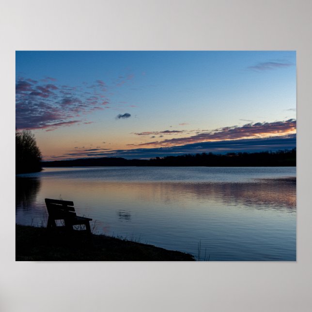 Poster Amanhecer Sereno (Frente)