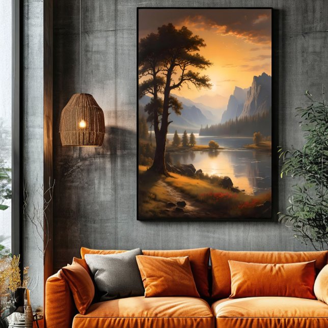 Poster Amanhecer sobre as Montanhas Eternas (Criador carregado)