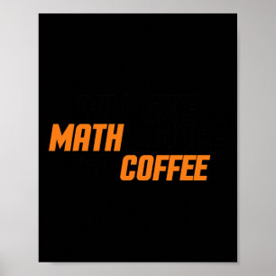 Poster Amante da Matemática, Professor, Divertido Dará Co