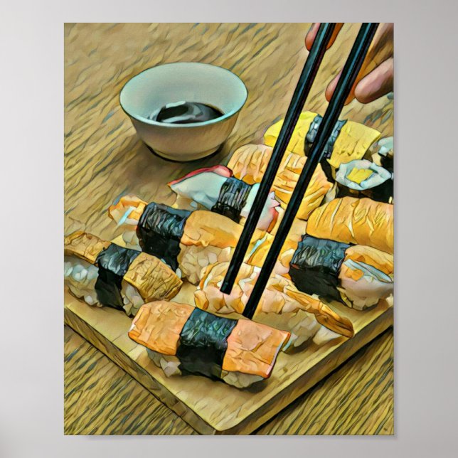 Poster Amante de arte japonês (Frente)