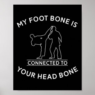 Poster Amante de Artes Marciais de Taekwondo de Caratê de