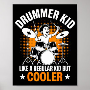 Poster Amante de Bateria de Banda de Música Percussionist