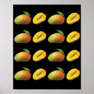 Poster Amante de Frutas Padrão Manga Fruitariano Baga