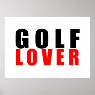 Poster Amante de golfe