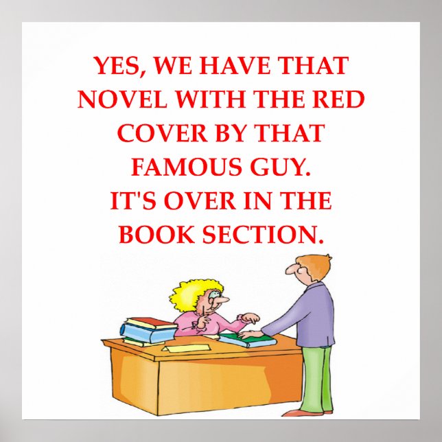 Pôster amante de livros (Frente)