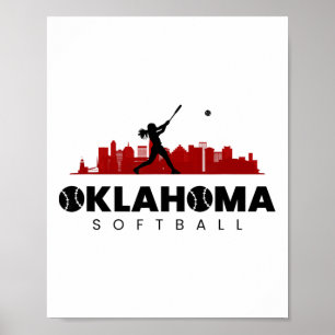 Poster Amante de Softll Oklahoma Vintage Minimalista Cida