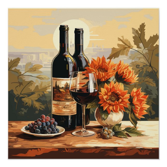 Pôster Amante de Vinho (Frente)