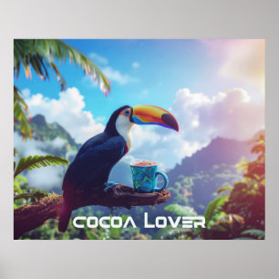 POSTER AMANTE DO CACAU - TOUCAN