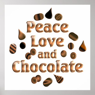 Poster Amante do chocolate