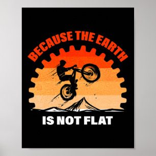 Poster Amante Do Ciclismo De Mountain Bike Design Bicicle