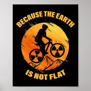 Poster Amante do Ciclismo Design de Bicicleta Piada de Bi