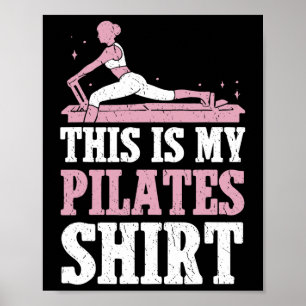 Poster Amante do Pilates Mulheres Pilates Contrology Yoga