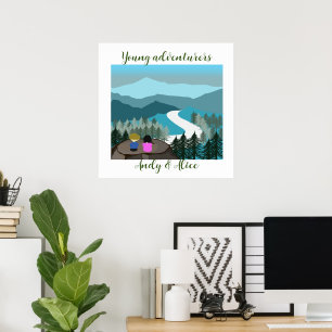Poster Amantes da natureza