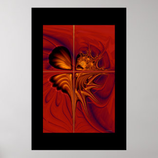 Poster amantes dançantes