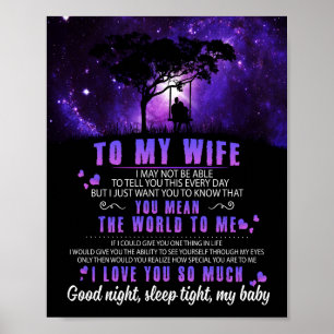 Poster Amantes de Esposa  Para Minha Mulher Eu Te Amo Tan